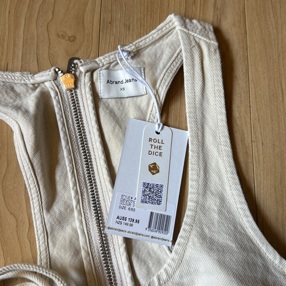 ABRAND jeans Devotion Top In Bone - Picture 2 of 3